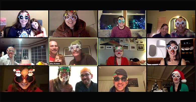 Team in Action Zoom Party